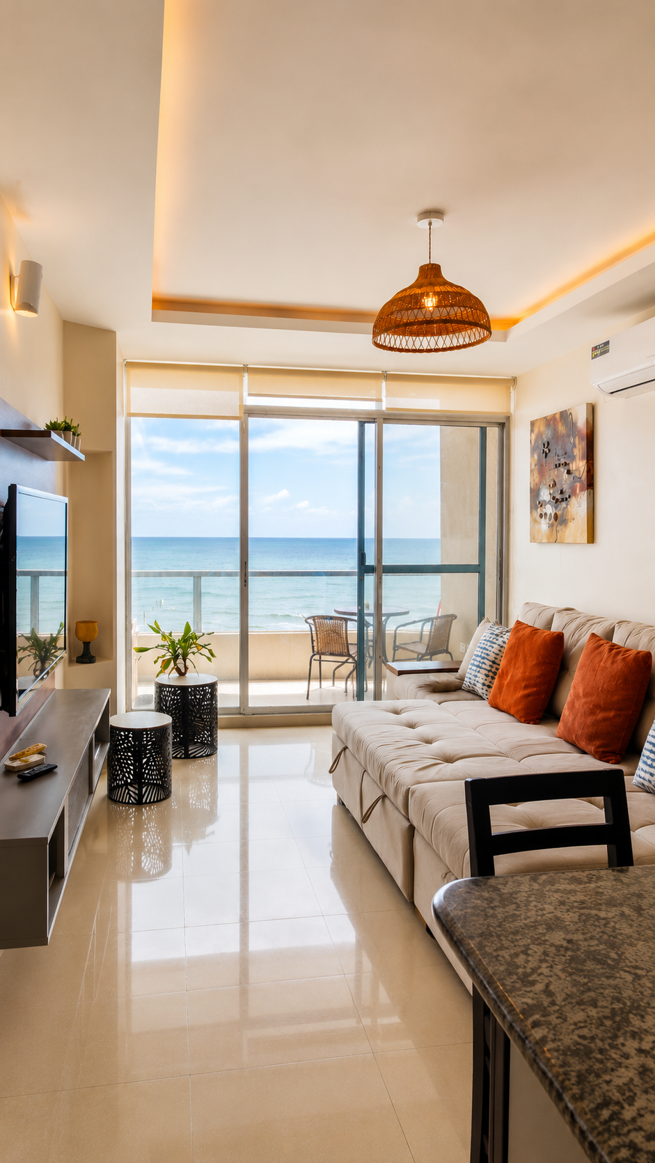 Diamond Beach 🌅 Departamento Inteligente con Jacuzzi Privado Frente al Mar